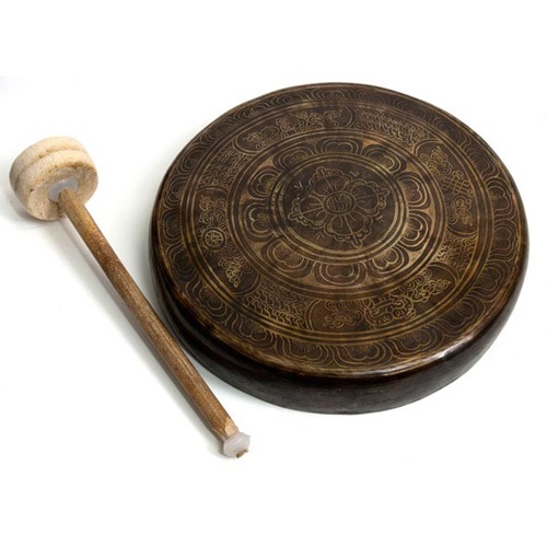 チベット仏教 銅鑼（ドラ） 31cm ｜ みんげい おくむら （日本と