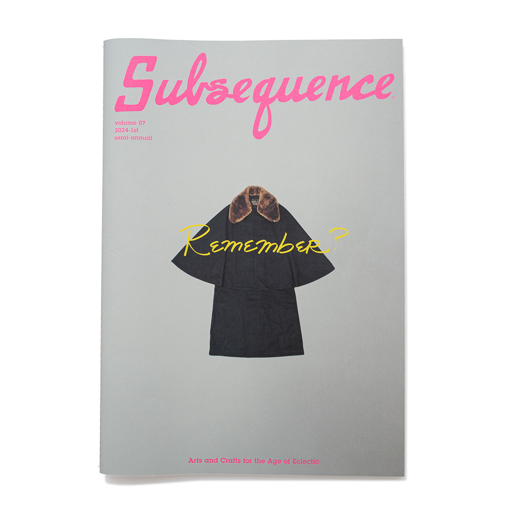 Subsequence Magazine Vol.7 ｜ みんげい おくむら （日本と世界の民芸）